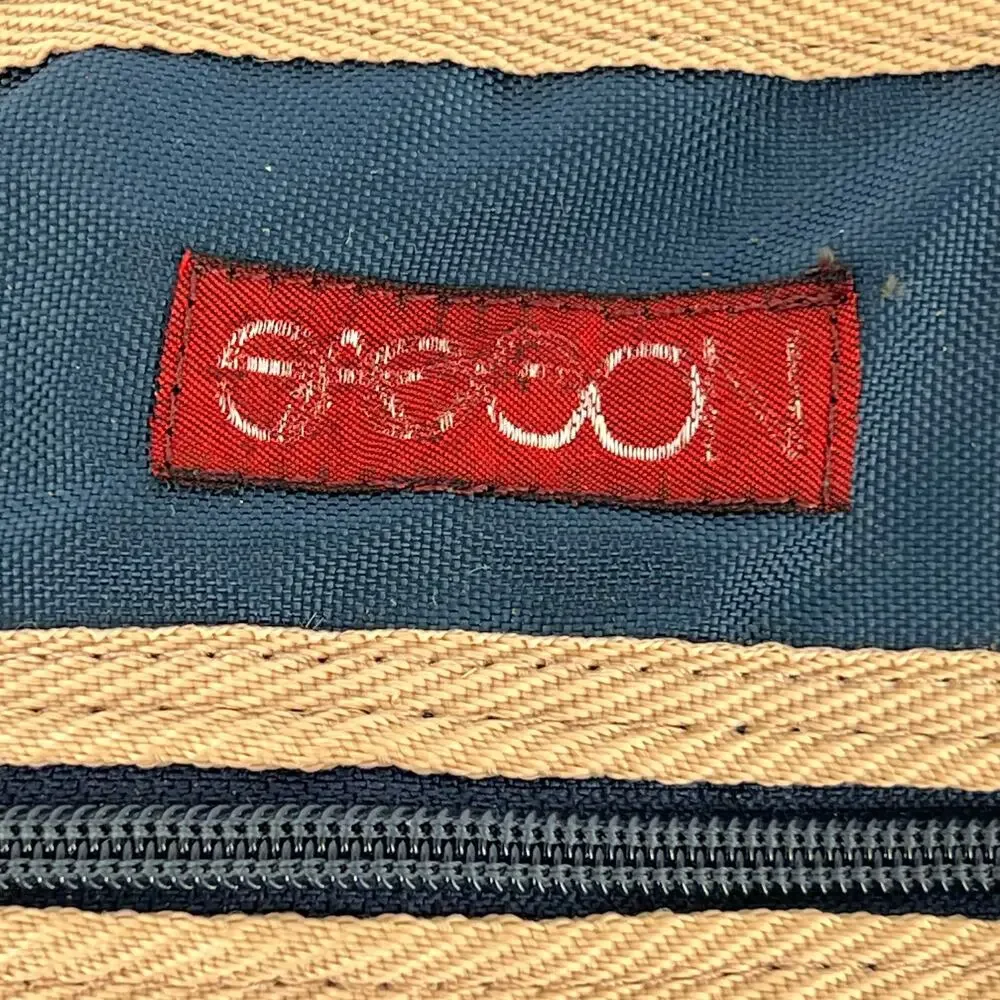 80s Sasson messenger travel tote bag with 1980s vintage